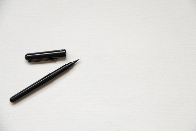Modern brush calligraphy with expressive lettering on textured paper